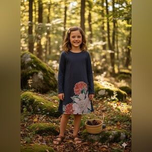 Tea Collection Floral Kids Dress Size 7